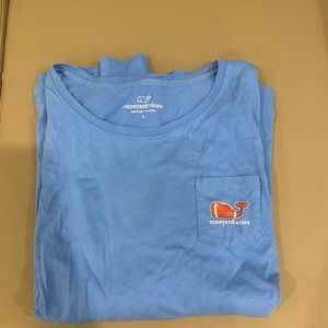 VINEYARD VINES long sleeve tee- football